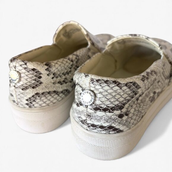 Steve Madden Gills Snakeskin Print Platform Slip-On Sneakers Size 6.5M - Picture 5 of 9